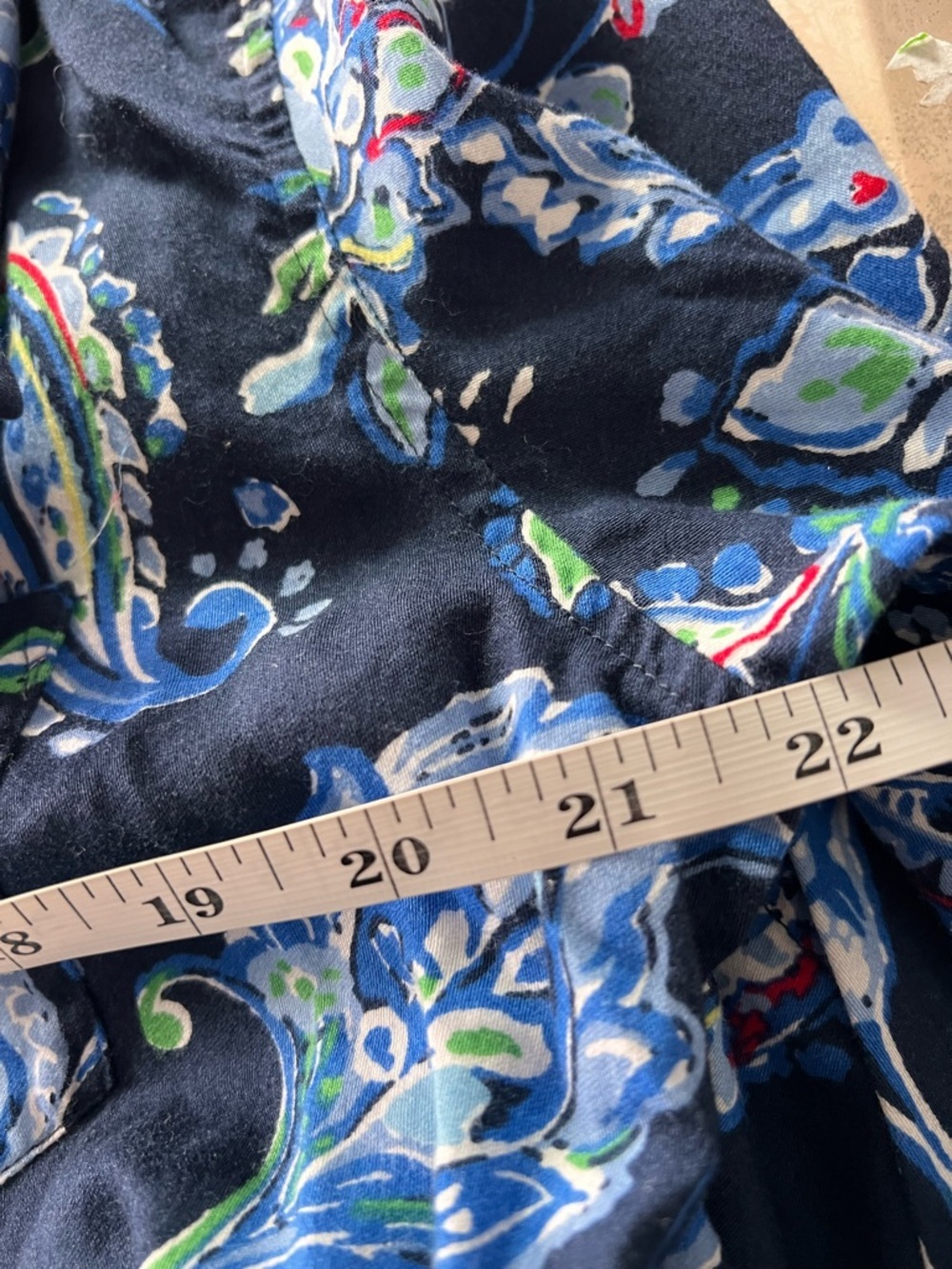 Lauren Ralph Lauren Women’s Paisley Shirt Dress Monogram Size Large - Picture 9 of 9